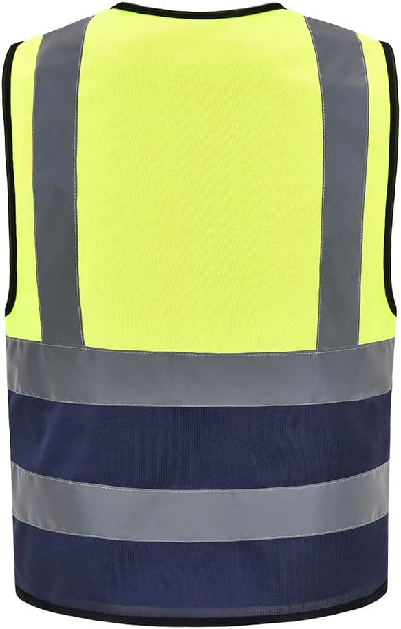AYKRM 12 colour High visibility viz vest hi vis viz reflective work - Image 3