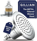 HammerHead Metal Filtered Shower Head High Pressure Removes Chlorine by HammerHeadShowers