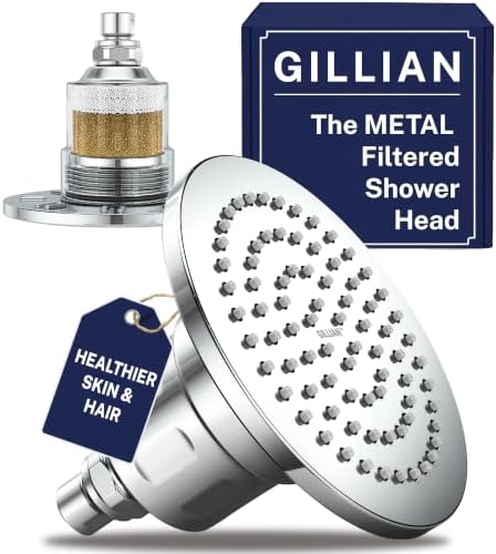 HammerHead Metal Filtered Shower Head High Pressure Removes Chlorine by HammerHeadShowers