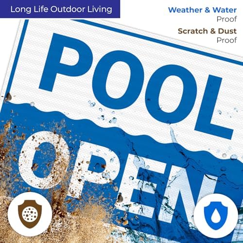 Pool Open Sign, - Image 5