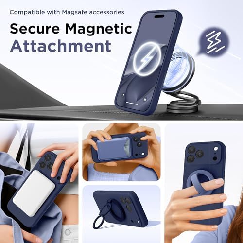 GolbinBox Magnetic for iPhone 18 Pro Max Case/17 Pro Max Case Purplish Blue - Image 4