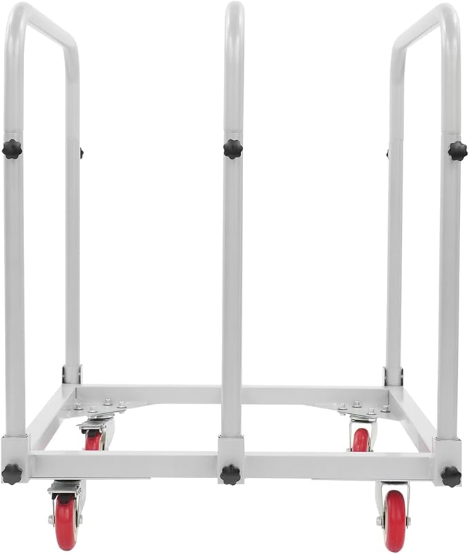 Steel Panel Truck, 1400lbs Heavy Duty Lumber Drywall Dolly Cart - Image 5
