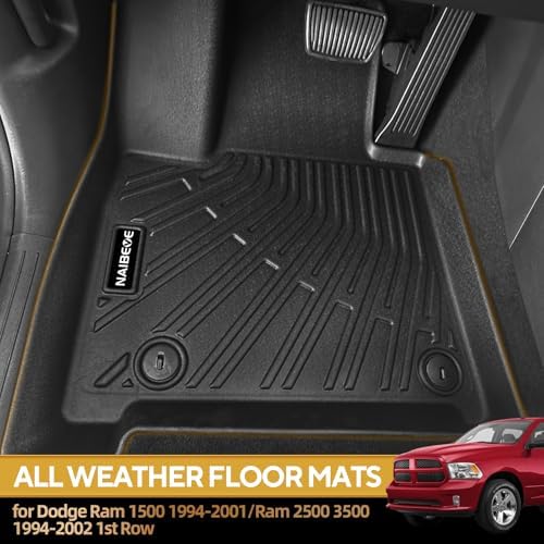 Naibeve Floor Mats for 1994-2001 Ram 1500, 1994-2002 Ram 2500/3500 - Image 2