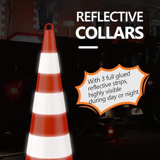 BATTIFE Traffic Safety Cones 36 Inch - Image 5