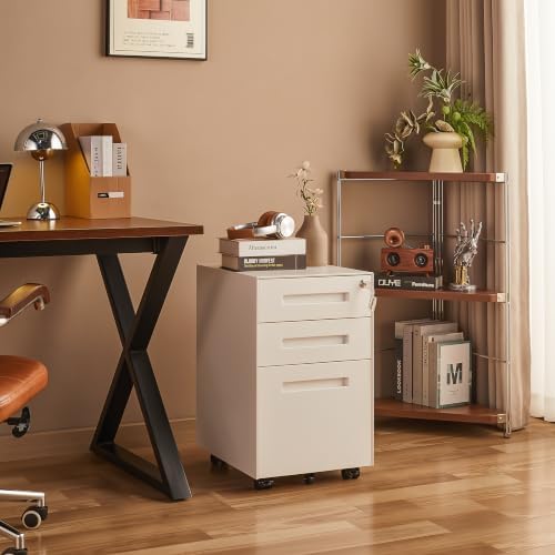Guizeeopo Fully Assembled Home Office Filing Cabinet with Lock - Image 2