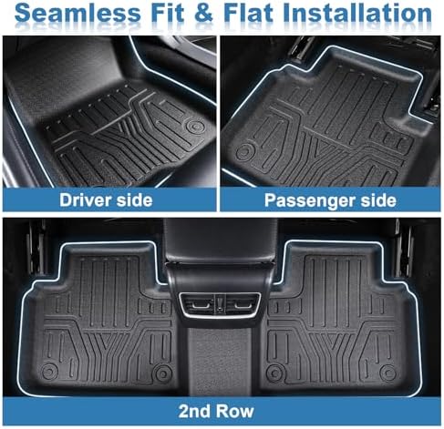 Joruoo-Floor Mats & Cargo Liner for 2022-2026 Hyundai Tucson (Only Gas Version), All-Weather Heavy Duty TPE Floor Liners Full Coverage Automotive for Tucson Accessories - Image 2