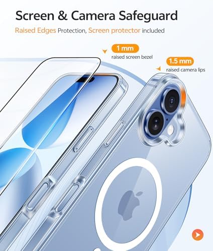 FNTCASE for iPhone 17 Case, Compatible with Magsafe, Glass Screen Protector - Image 4