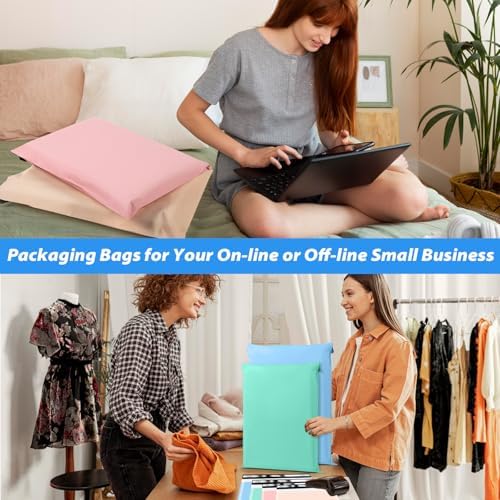 Oududianzi Multi Size Poly Mailers Variety Pack(10 Each: 14x19,12x16,11x15,10x13), 40Pack Assorted Size Shipping Bags, Mailers Poly Bags, Self-Seal Polymailers, Packaging Bags for Shipping - Image 5