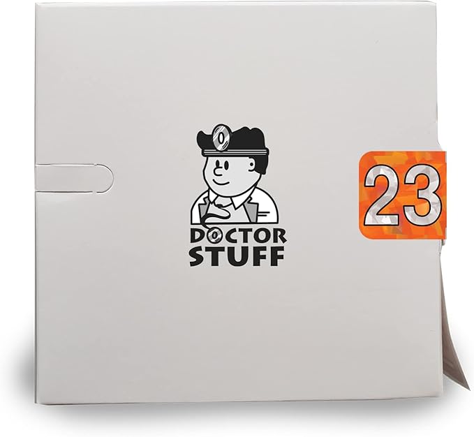 2023 Year Stickers, Doctor Stuff 2023 Chart Stickers, Holographic Orange Colored - Image 3