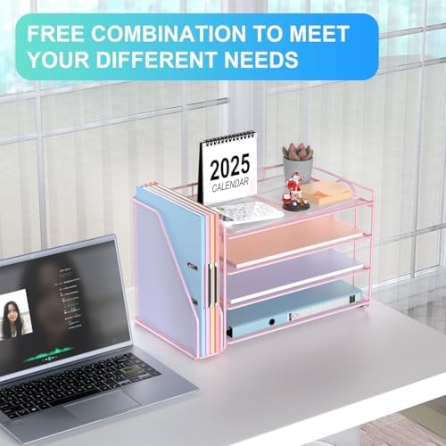 gianotter 4-Tier Paper Organizer With Magazine Holder - Image 5