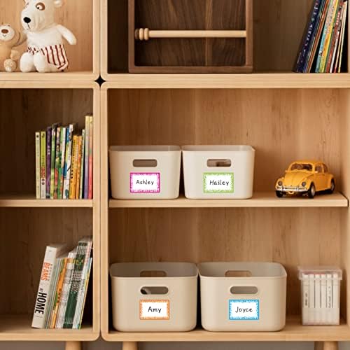 405pcs Name tag Labels, Colorful Name Badge with Permanent Adhesive Writable Name Tag Stickers for School Office Home (Each Measures 3" x 2") - Image 6
