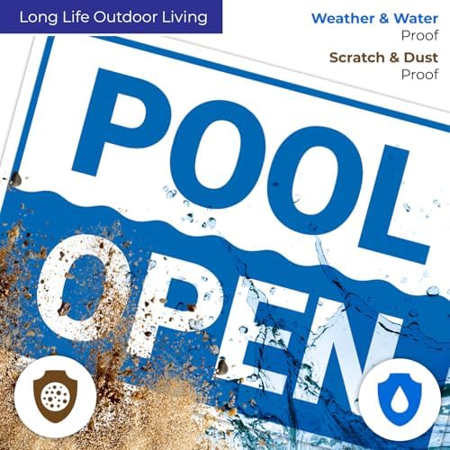 Pool Open Sign, - Image 5