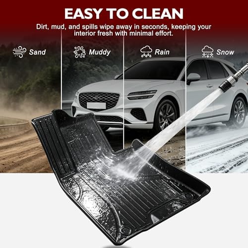 IKABEVEM Floor Mats for Genesis GV70 2022-2025 2026 (Not for Electrified) - Image 6