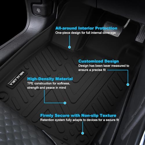 Floor Mats for Honda Pilot 2023 2024 2025 2026 All Weather Protection - Image 4
