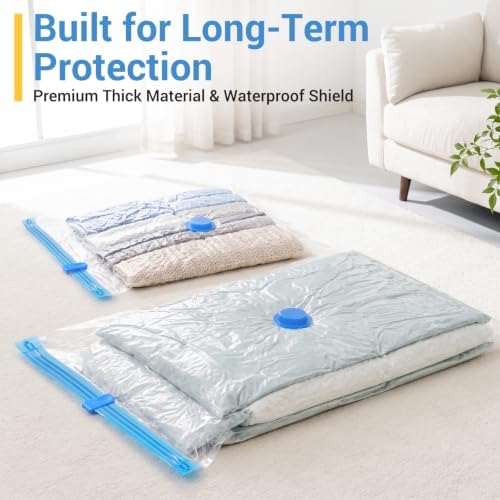 Fygrip 80% Space Saver Vacuum Storage Bags with Hand Pump, 10 Medium - Image 4