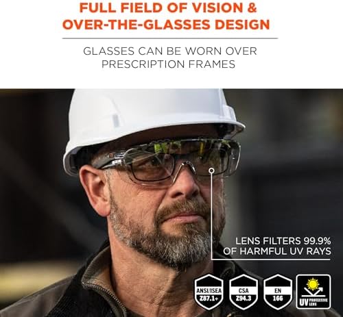 Ergodyne Skullerz OSMIN Safety Glasses, ANSI Z87.1 - Image 2