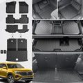 Floor Mats for Volkswagen VW Atlas 2018-2026 7 Seats w/Cargo Mat by JOULARISE