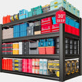 30" Deep Heavy Duty Garage Shelving Units, 68" Wide Storage Shelves, 4 Tier Metal Garage Shelves,Large Storage Rack,Industrial Shelving for Shop, 68" W x 30" D x 68" H by SKZNSA