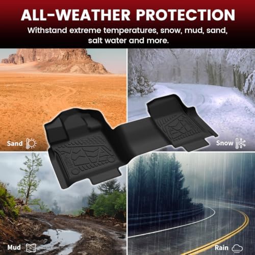 LASFIT Mats for 2015-2026 Ford F-150 Regular Cab Bench Seat Vinyl Floor - Image 6