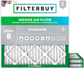 Filterbuy 18x18x1 Air Filter MERV 8 Dust & Allergy Defense (3-Pack) by Filterbuy