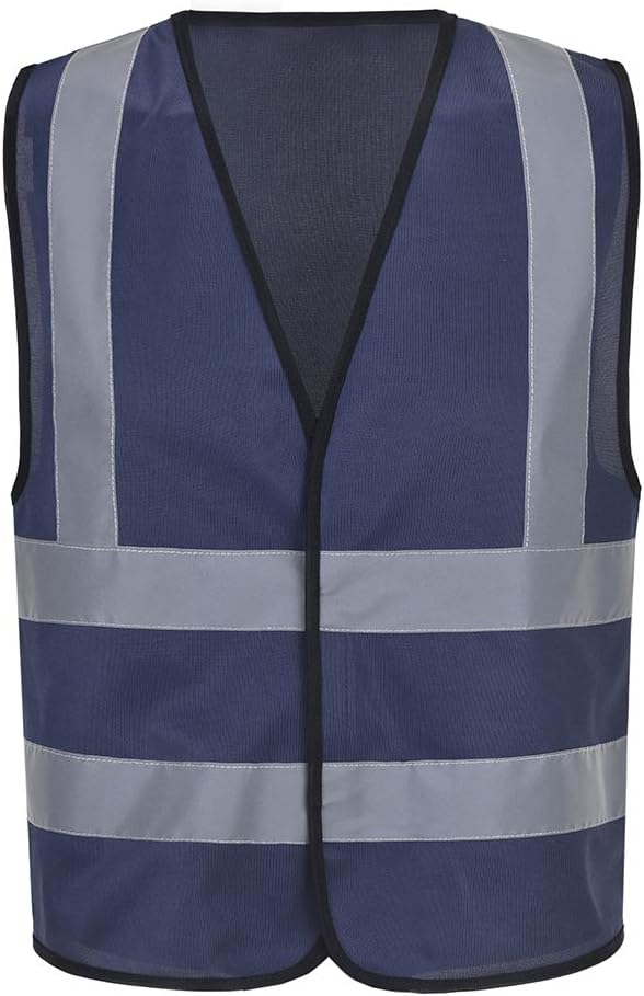 AYKRM 12 colour High visibility viz vest hi vis viz reflective work by AYKRM