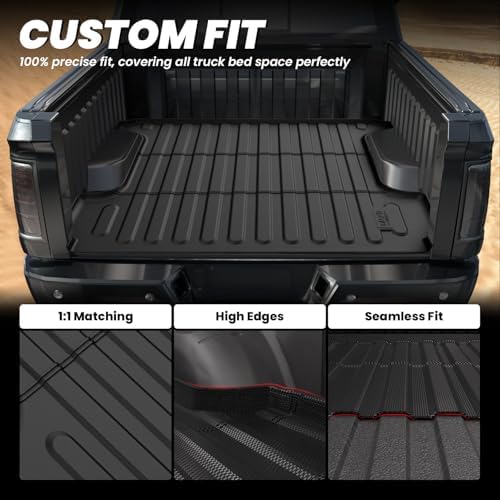 LASFIT 5.7FT Truck Bed Mat for RAM 1500 2009-2018/1500 Classic 2019-2024 - Image 3