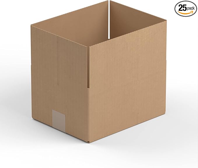 9" x 7" x 4" Kraft Corrugated RSC Shipping Box by Krollen+Industrial