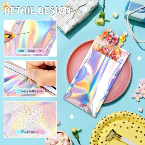 FUNFERY 7x10 in Holographic Mylar Poly Mailers Self Sealing Adhesive Bag - Image 5