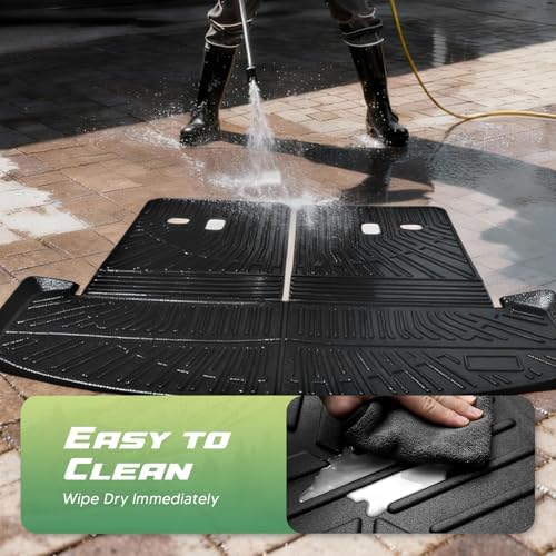 Cargo Liner for Hyundai Santa FE 2024 2025 2026, All Weather Cargo Mat for Santa Fe Accessories, Heavy Duty Trunk Mat with Backrest Mats, Car Accessories - Image 6