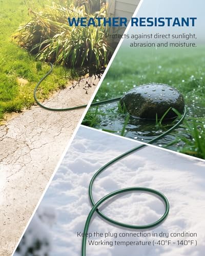 DEWENWILS 50FT Outdoor Extension Cord, 6 Outlets Plugs with Indicator Light - Image 7