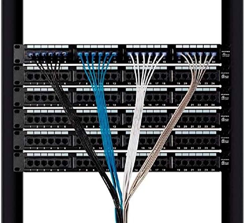 Monoprice SlimRun Cat6A Ethernet Patch Cable - Snagless RJ45 UTP Pure Bare Copper Wire 10G 30AWG 50ft Blue 10-Pack - Image 5