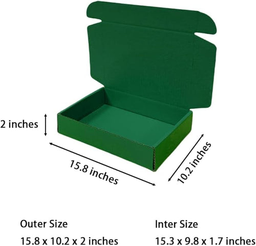 20 Pcs 15.8 x 10.2 x 2 inches Shipping Boxes - Image 2