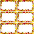 180 PCS Fall Leaves Name Tags Stickers, Thanksgiving Maple Leaves Gift Tags Stickers Name Labels for Gift Organizing Jar Holiday Supplies, 2x3 inch by wonmon