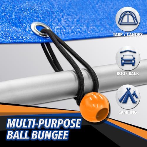 CARTMAN 32-Piece Bungee Cord Assortment with Hooks - Image 5