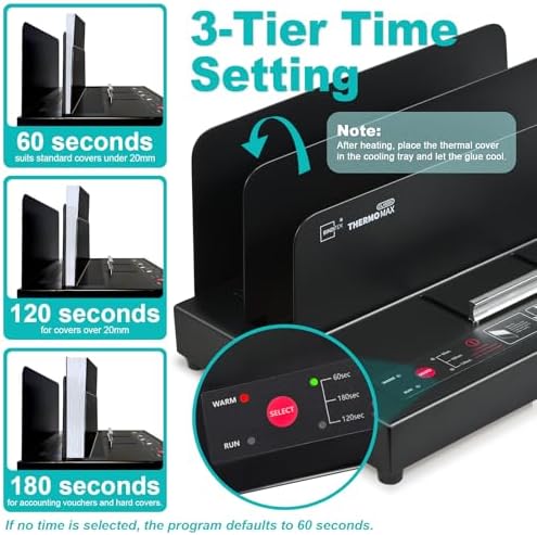 Binditek Thermal Binding Machine, 500 Sheet Capacity, No Assembly Required - Image 4