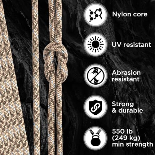 Paracord Rope 550 lb 4mm – Parachute Cord – Utility Camping Rope - Image 3