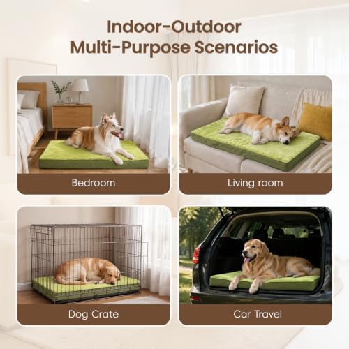 NUPIDA Waterproof Medium Dog Bed for Crate with Washable Cover, 29x18 - Image 7