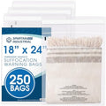18" X 24" (250 Count) Self Seal Clear Poly Bags with Suffocation Warning by SpartanIndustrial