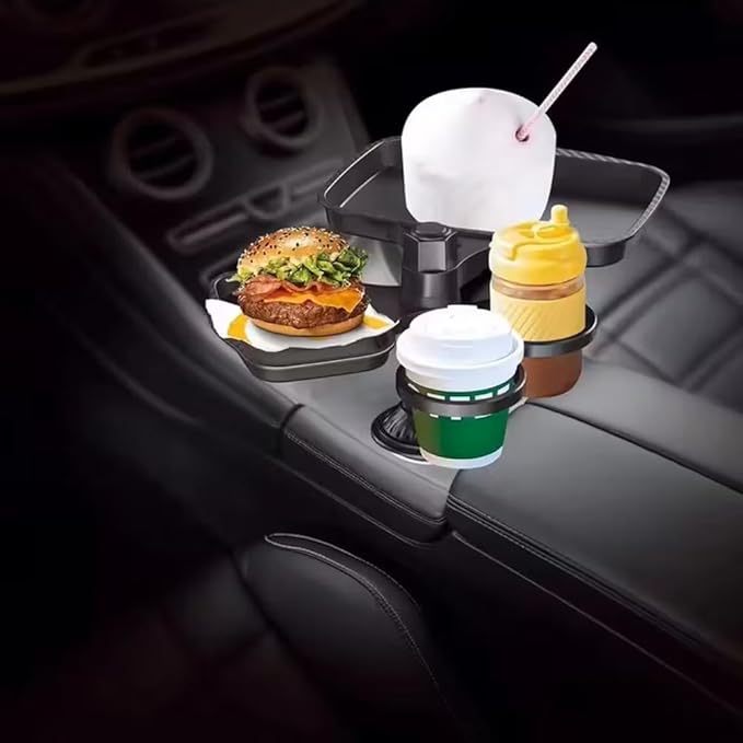 5 in 1 Car Table Tray，Mobile Phone Holder Car Cup Holder Tray ，360° Rotation - Image 6