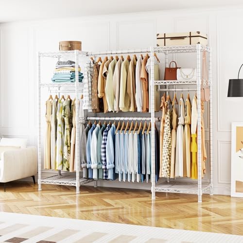 Ulif E7 Heavy Duty Garment Rack, Metal Clothing Racks for Hanging Clothes - Image 6