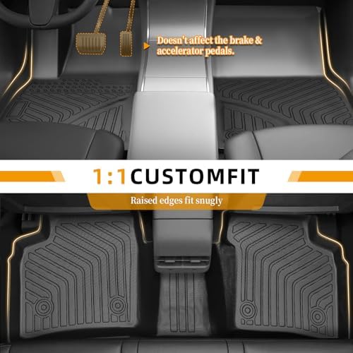 Floor Mats for Toyota Prius 2004-2007-2009, Custom Fit for 2nd Gen Prius - Image 2