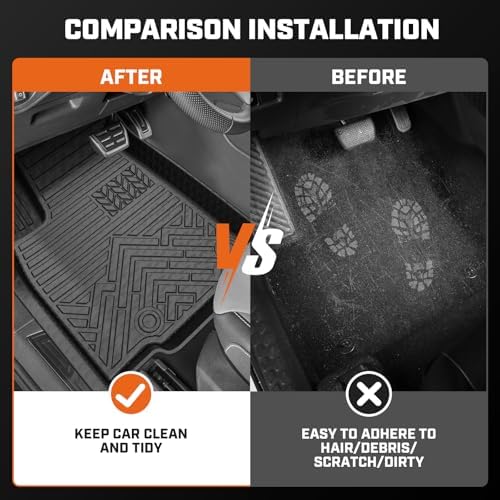Mixsuper Floor Mat & Cargo Liner for 2022-2026 Jeep Grand Cherokee 5-Seater(WL Include 4xe, Not WK2 or WL75),All Weather TPE Floor Mats Protection for Cherokee Accessories,Full Set Anti-Slip Car Mats - Image 3