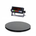 Floor Scale, Industrial Floor Scale in Round Shape, 10000lb Capacity x1lb by BizAutom