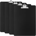 ZCZN Metal Clipboard, 4 Pack Heavy Duty Aluminum Clipboards 12 x 9 Inches by ZCZN