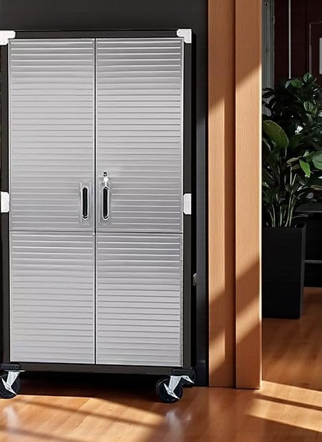 Heavy-Duty Commercial Storage Cabinet (Satin Graphite Black, 36" W x 18" D x 72" H) - Image 6