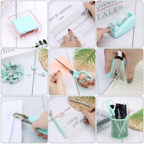 17 IN 1 Office Desk Organizer Set for Back to School Supplies Accessories - Image 5