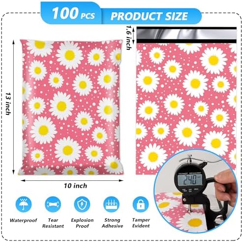 Poly Mailer 10x13 Inch 100 Pcs, Shipping Bags for Clothing - Image 2