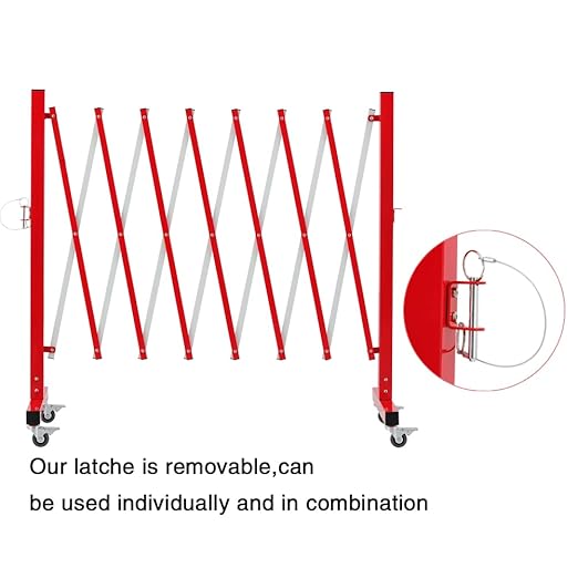 GYMTIME Easily Assembled Expandable Metal Barricade, 11 Feet, Portable Safety - Image 5