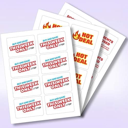 NextDayLabels – 3-3/8" x 2-1/3" Rectangular Sticker Labels - Image 3