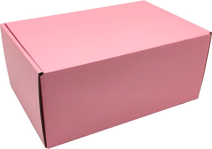 Small Pink Shipping Boxes for Small Business Pack of 25-9x6x4 inches Cardboard - Image 5
